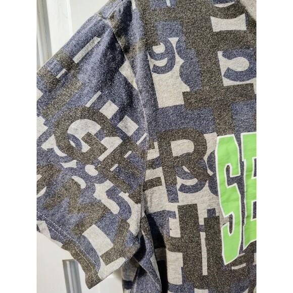 Tommy Hilfiger All Over Print Seattle Seahawks Size Medium T-Shirt AOP American - Picture 5 of 13